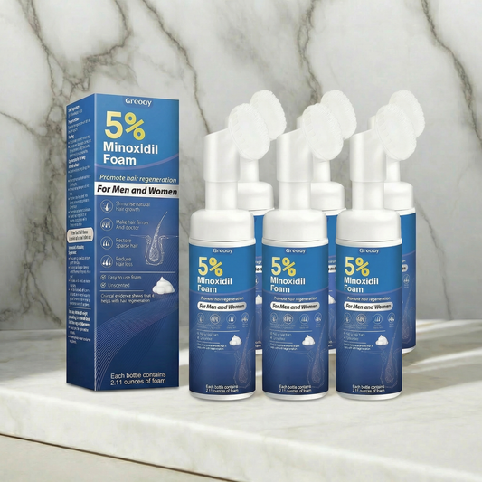 Minoxidil 5 % Foam med applikator – 6 måneders forbruk