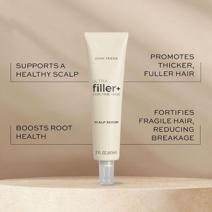 John Frieda ULTRAFiller+ Scalp Serum – Økt Hårtetthet & Fyldigere Hår (Biotin + Peptider)
