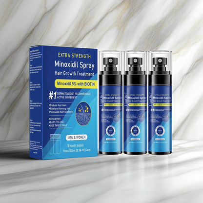 Minoxidil 5 % + Biotin Spray – 5 måneders forbruk