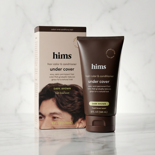 HIMS Under Cover – Hårfarge og Conditioner (Mørk Brun)