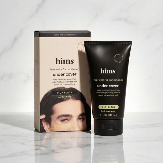 HIMS Under Cover – Hårfarge og Conditioner (Dyp Sort)