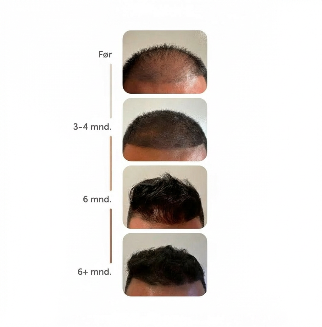 Minoxidil 5% Foam - 6 måneders forbruk